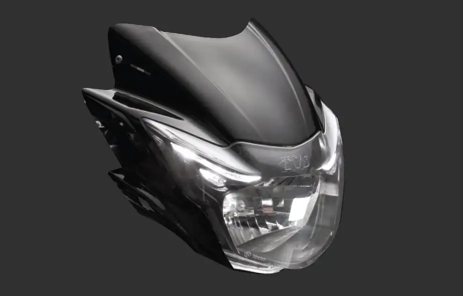Beast Inspired Headlamp of RTR 180 Motorcycle